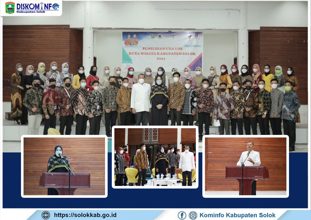 Ny. Emiko Epyardi Asda Hadiri Malam Keakraban  Pemilihan Uda Uni Duta Wisata Kabupaten Solok Tahun 2021